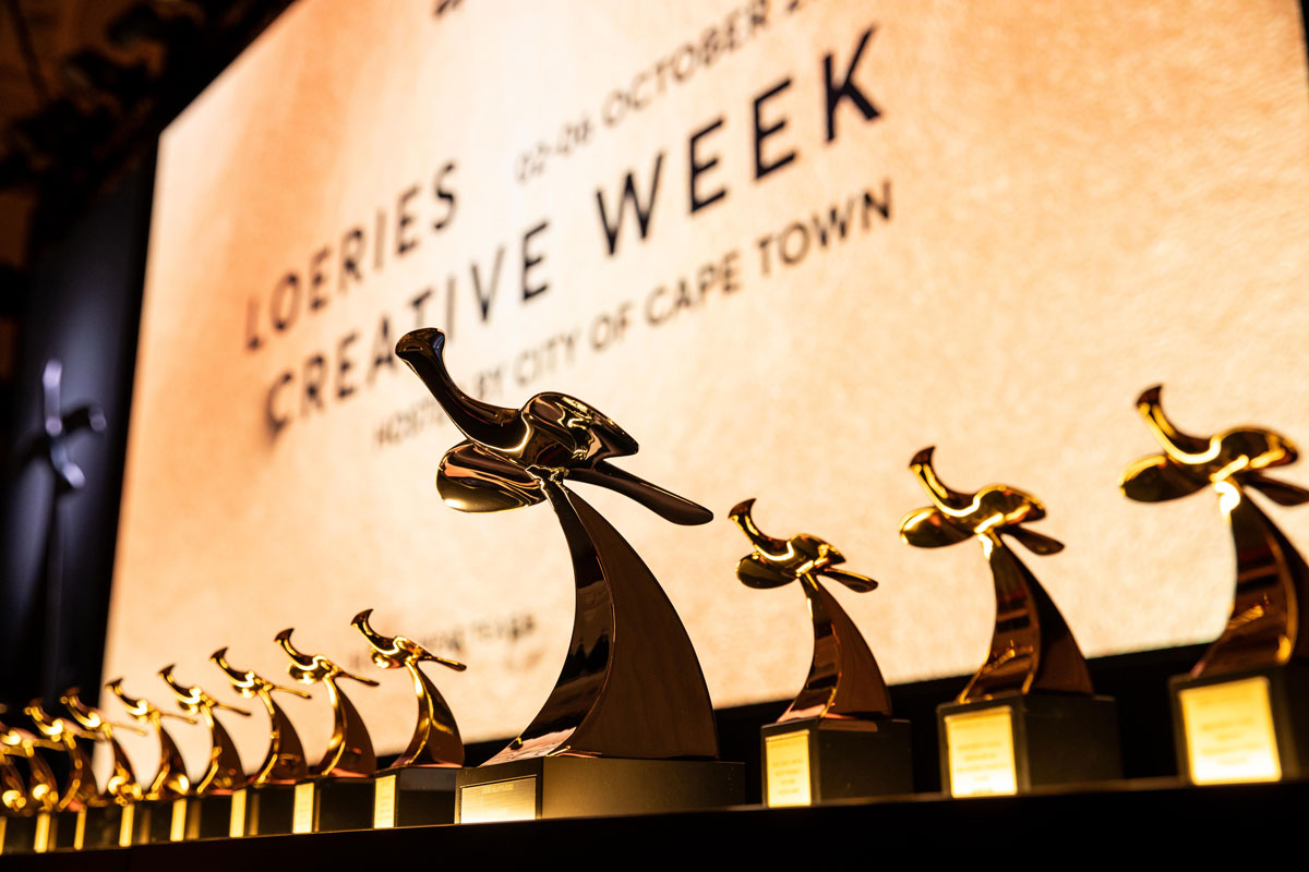 Loeries Creative Week trophies